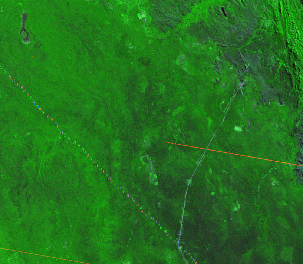 June 17, 1975, Landsat 2 (path/row 247/72) — San Julian resettlement, Bolivia
