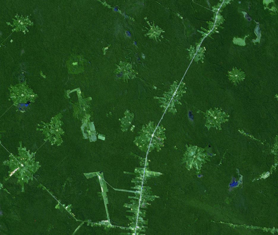 July 2, 1986, Landsat 5 (path/row 230/72) — San Julian resettlement, Bolivia
