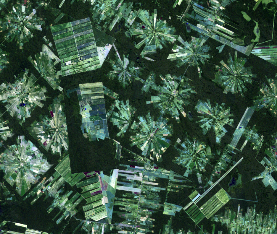 Aug. 1, 2000, Landsat 7 (path/row 230/72) — San Julian resettlement, Bolivia
