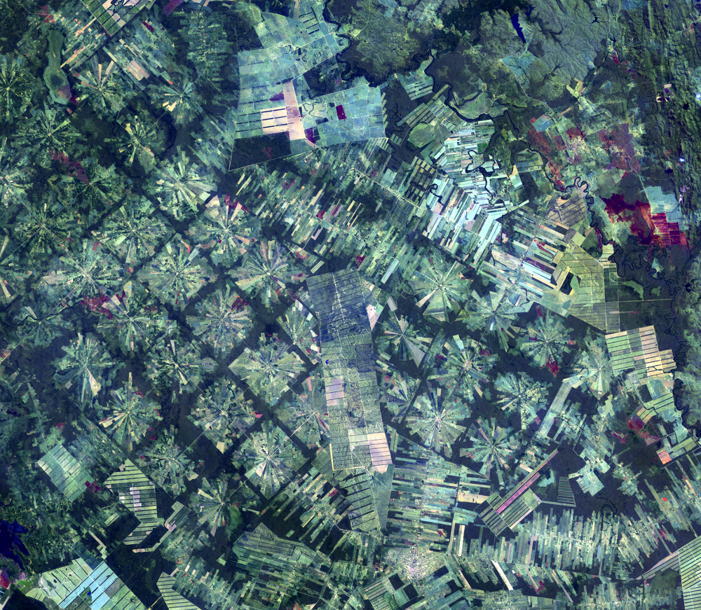 Aug. 23, 2005, Landsat 5 (path/row 230/72) — San Julian resettlement, Bolivia