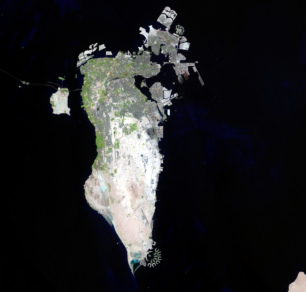 Sep. 15, 2021, Landsat 8 (path/row 163/42) — Bahrain