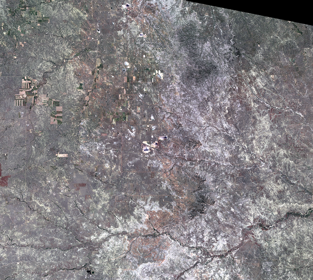 June 29, 1984, Landsat 5 (path/row 34/30) — Powder River Basin, Wyoming, USA