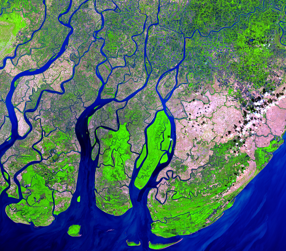 Jan. 3, 2022, Landsat 8 (path/row 133/49) — Ayeyarwady Delta, Myanmar