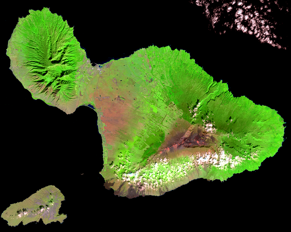 Nov. 29, 2018, Landsat 8 (path/row 63/46) — Maui, Hawaii, USA
