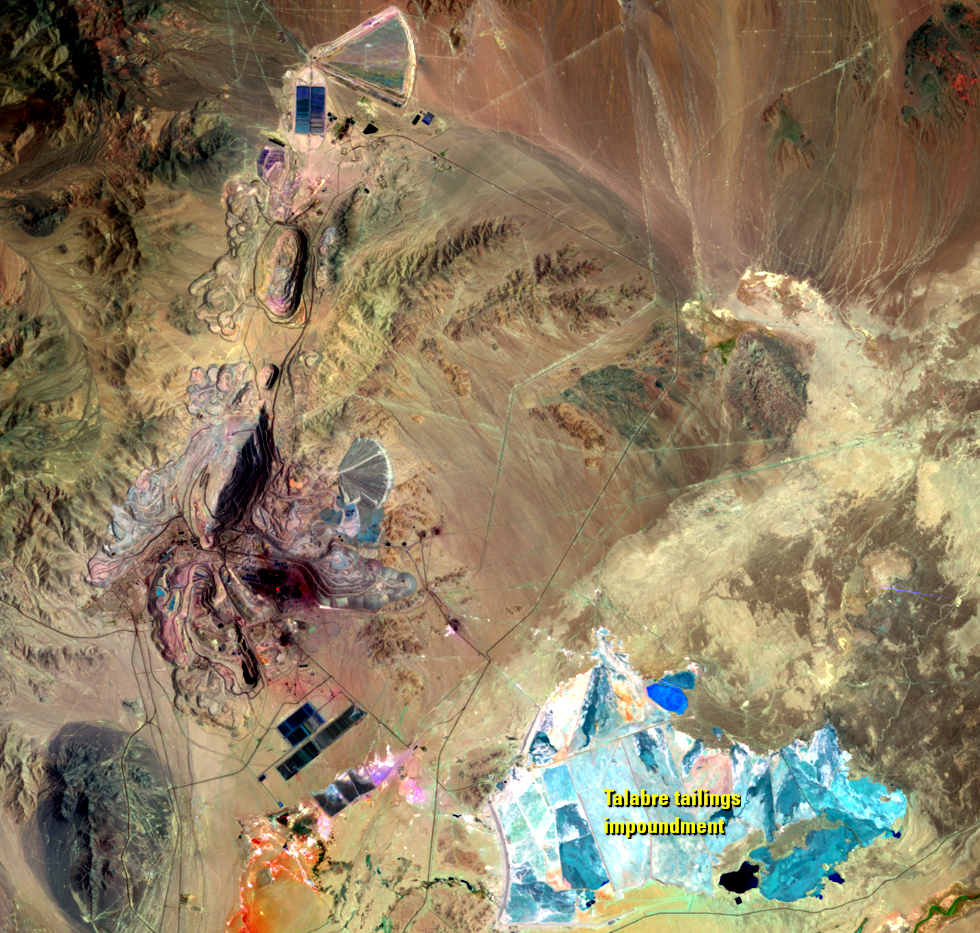 Jan. 21, 2010, Landsat 5 (path/row 1/75) — Chuquicamata, Chile
