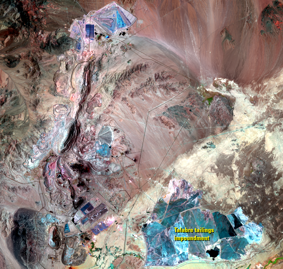 Jan. 6, 2022, Landsat 8 (path/row 1/75) — Chuquicamata, Chile