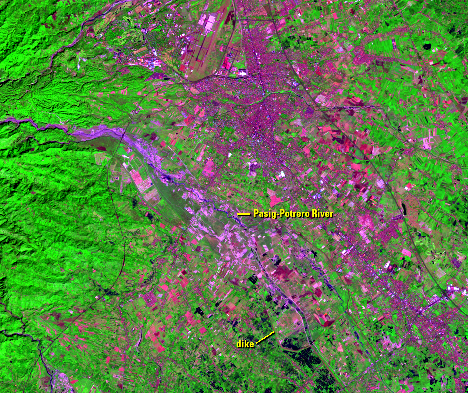 Jan. 12, 2022, Landsat 8 (path/row 116/50) — Pasig-Potrero River, Philippines