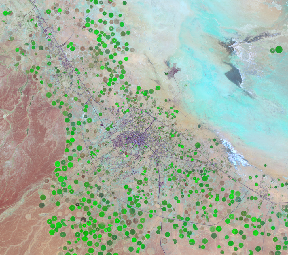 March 3, 2020, Landsat 8 (path/row 172/39) — Tubarjal, Saudi Arabia