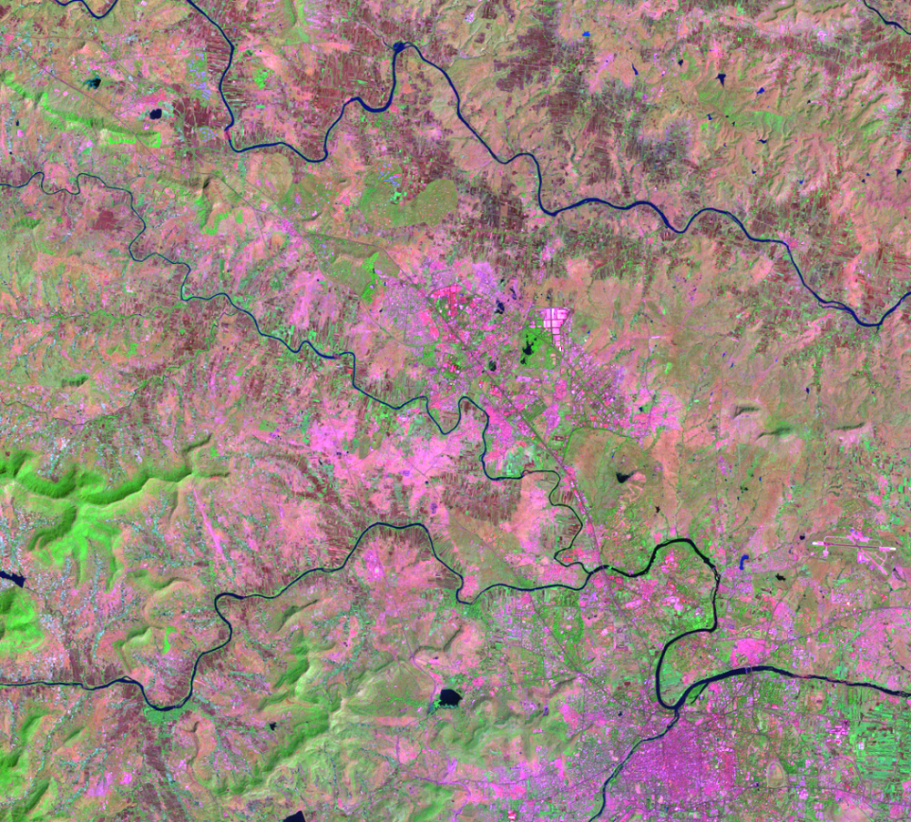 Nov. 5, 1993, Landsat 5 (path/row 147/47) — Impervious surface in Pune, India