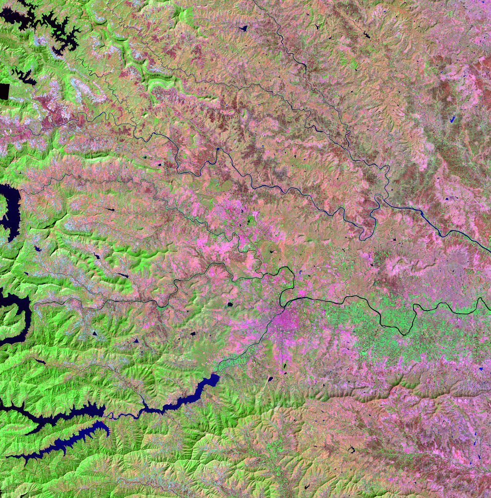 Nov. 5, 1993, Landsat 5 (path/row 147/47) — Pune, India
