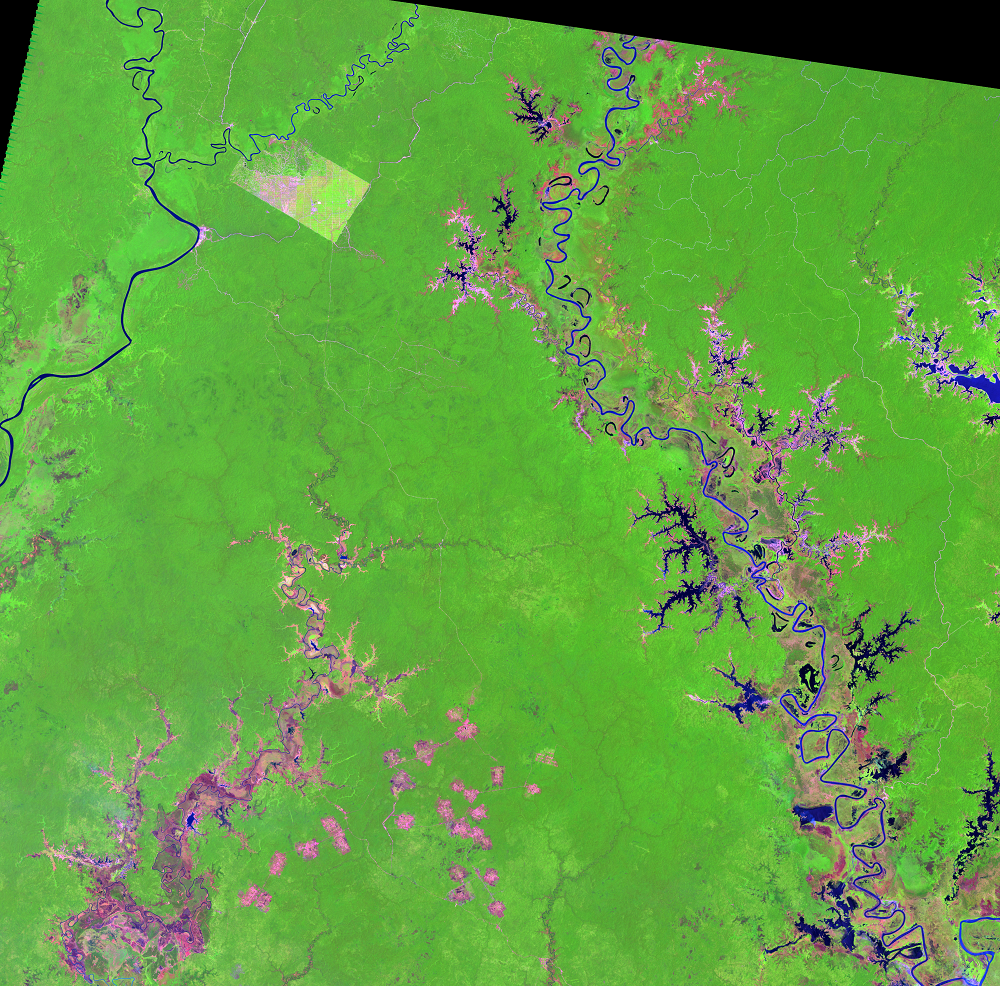 Oct. 28, 2002, Landsat 7 (path/row 100/65) — Papua, Indonesia