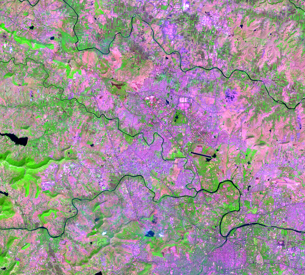 Nov. 12, 2013, Landsat 8 (path/row 147/47) — Impervious surface in Pune, India