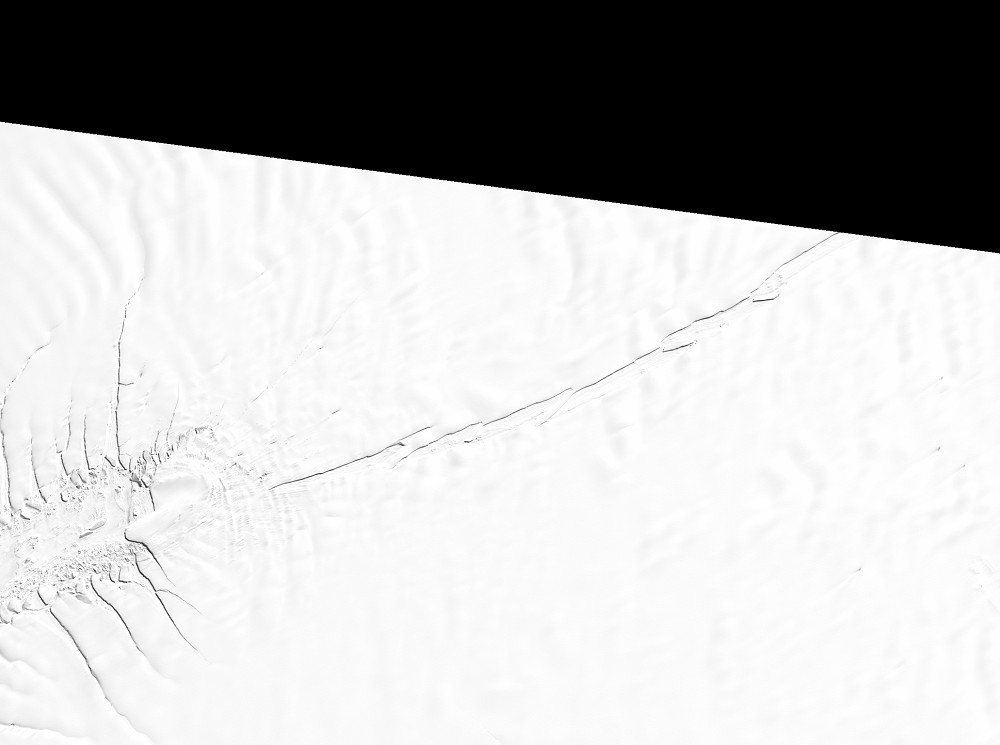 Nov. 20, 2018, Landsat 8 (path/row 185/114) — Halloween Crack, Brunt Ice Shelf, Antarctica