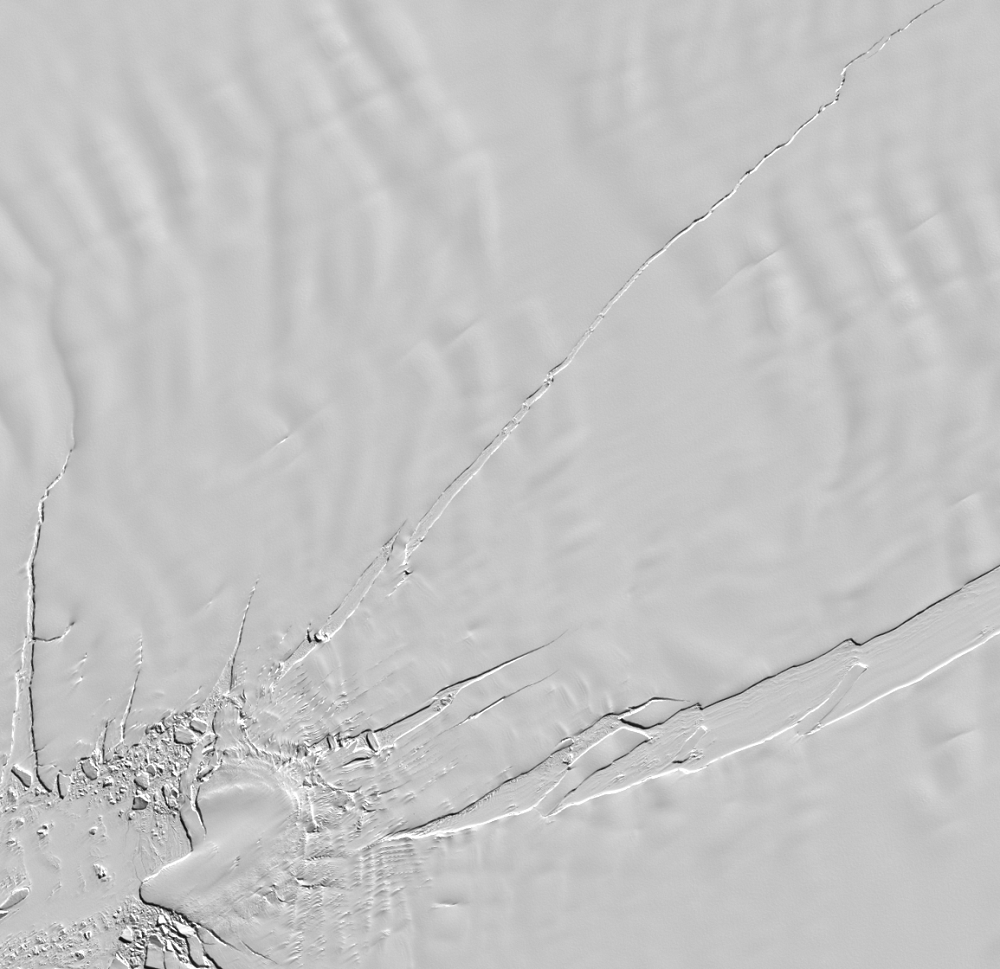 Oct. 31, 2020, Landsat 8 (path/row 186/113) — North Rift, Brunt Ice Shelf, Antarctica