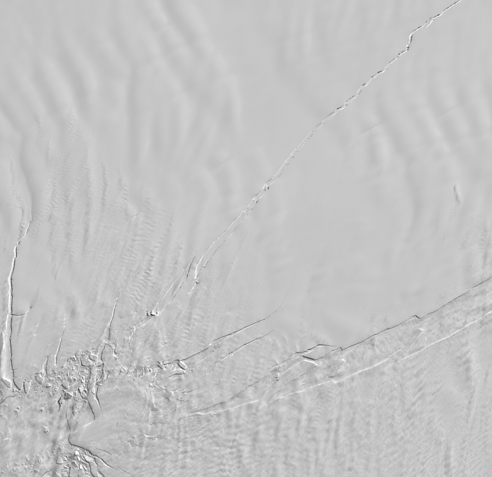 Dec. 22, 2020, Landsat 8 (path/row 182/114) — North Rift, Brunt Ice Shelf, Antarctica