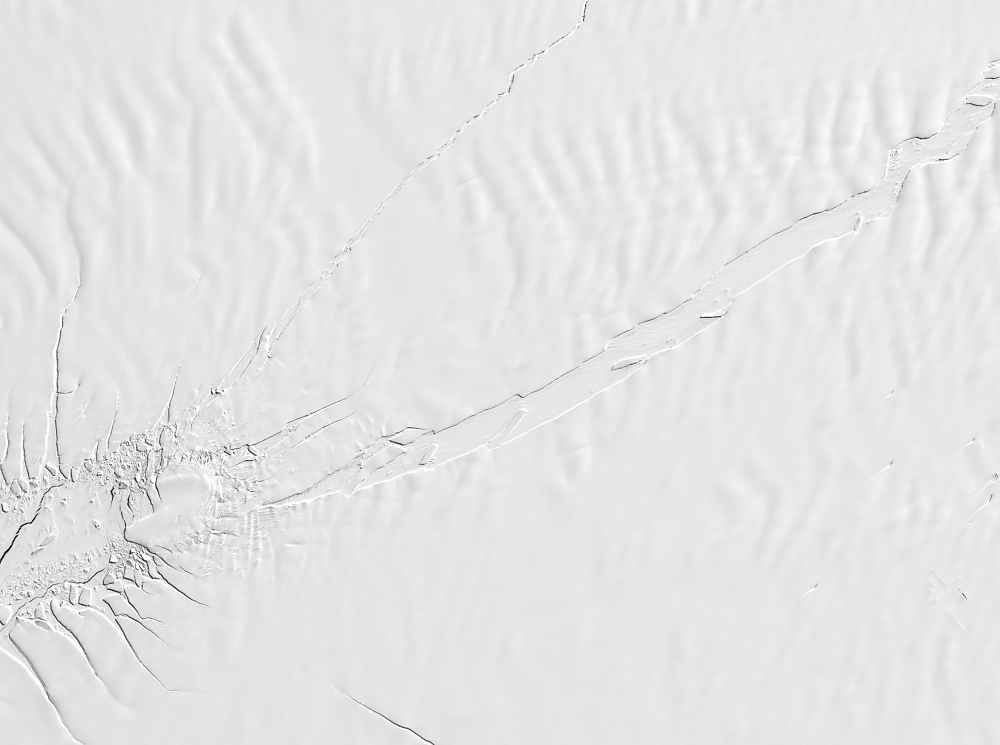 Jan. 7, 2021 Landsat 8 (path/row 182/114) — Halloween Crack, Brunt Ice Shelf, Antarctica
