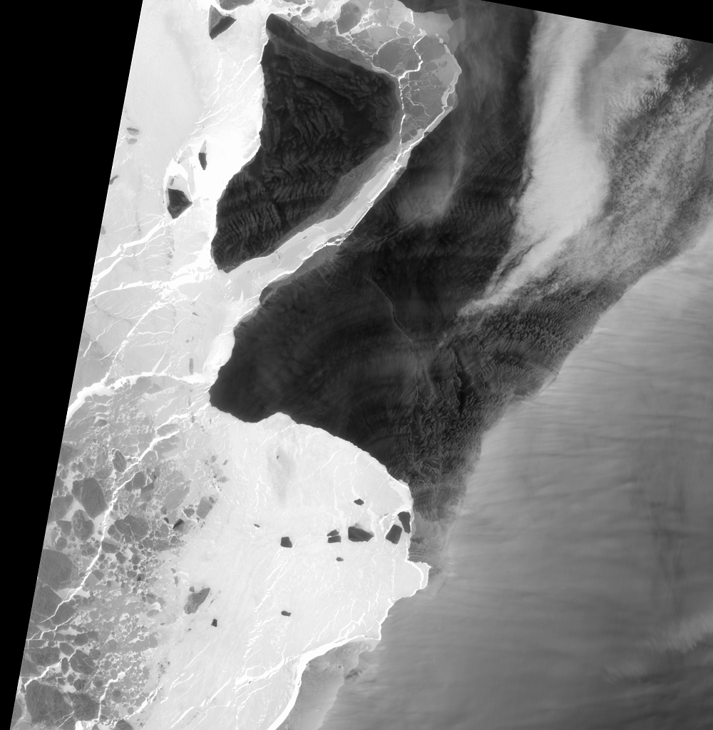 May 6, 2021, Landsat 8 (path/row 183/114) — Iceberg A-74, Brunt Ice Shelf, Antarctica
