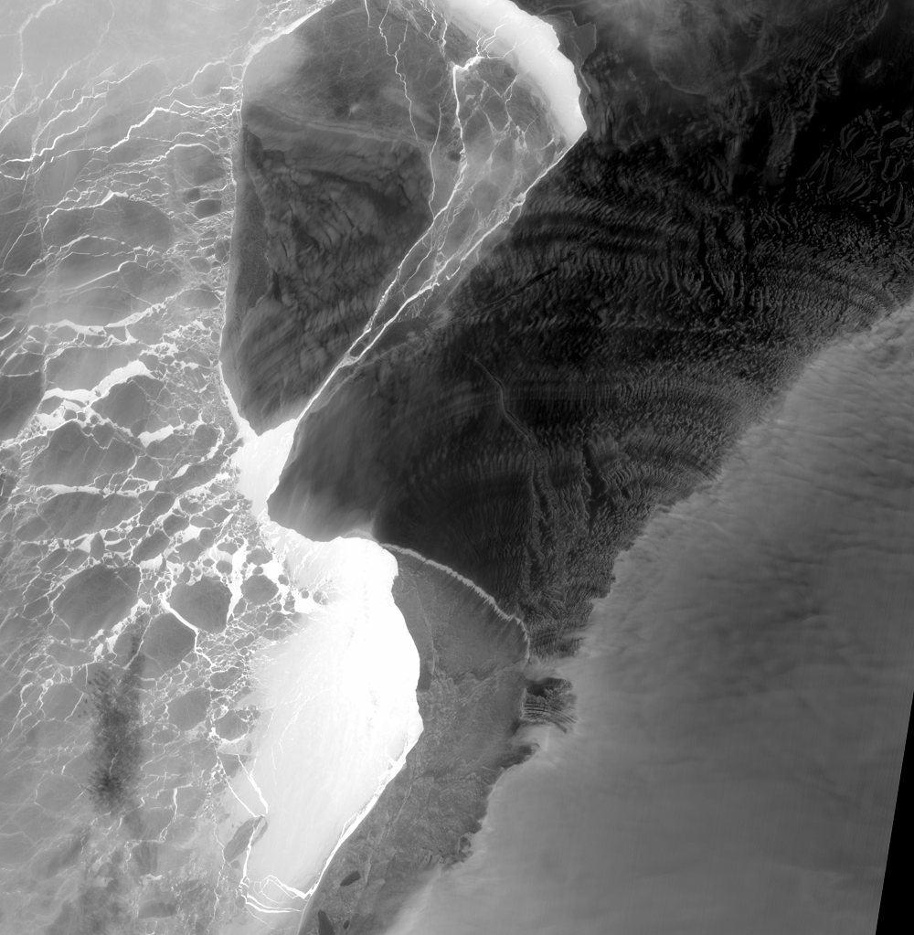 June 30, 2021, Landsat 8 (path/row 184/113,114) — Iceberg A-74, Brunt Ice Shelf, Antarctica