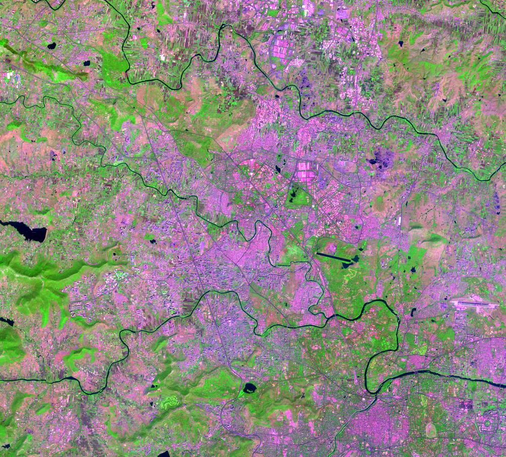 Nov. 10, 2021, Sentinel-2B — Impervious surface in Pune, India