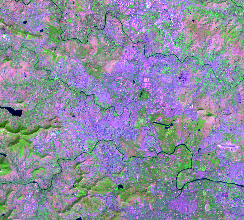 Dec. 20, 2021, Landsat 8 (path/row 147/47) — Impervious surface in Pune, India
