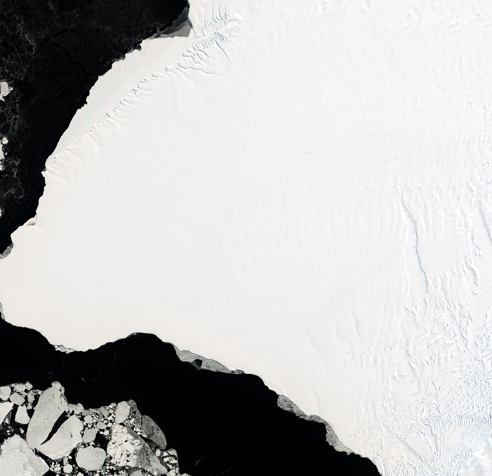 Dec. 1, 2013, Landsat 8 (path/row 184/114) — Chasm 1, Brunt Ice Shelf, Antarctica
