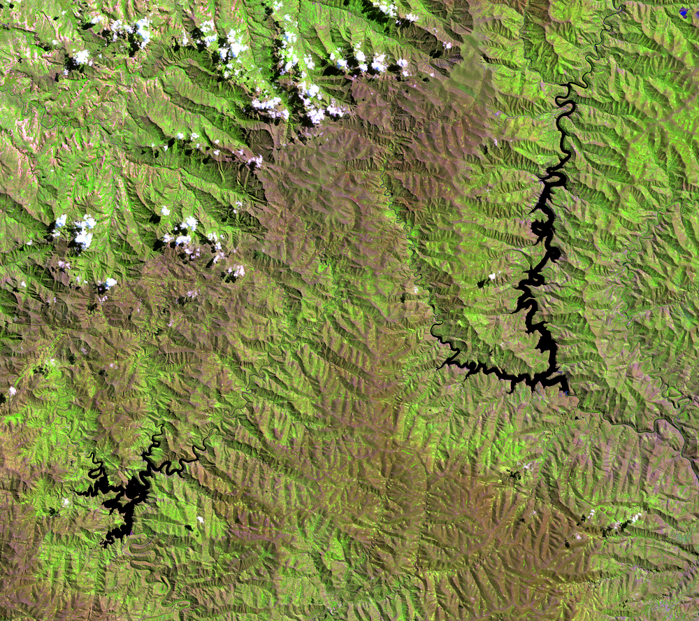 Mar. 27, 2022, Landsat 8 (path/row 170/80) — Lesotho Highlands Water Project