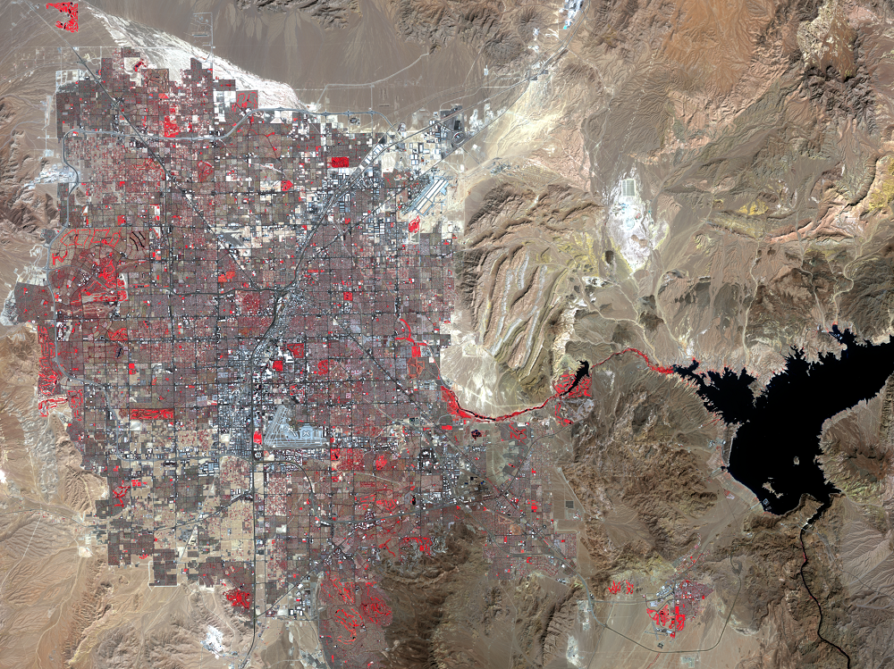 Sept. 23, 2020, Landsat 8 (path/row 39/35) — Las Vegas, Nevada, USA