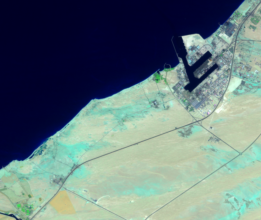 Sept. 30, 2002, Landsat 7 (path/row 160/42,43) — Palm Jebel Ali, Dubai, United Arab Emirates