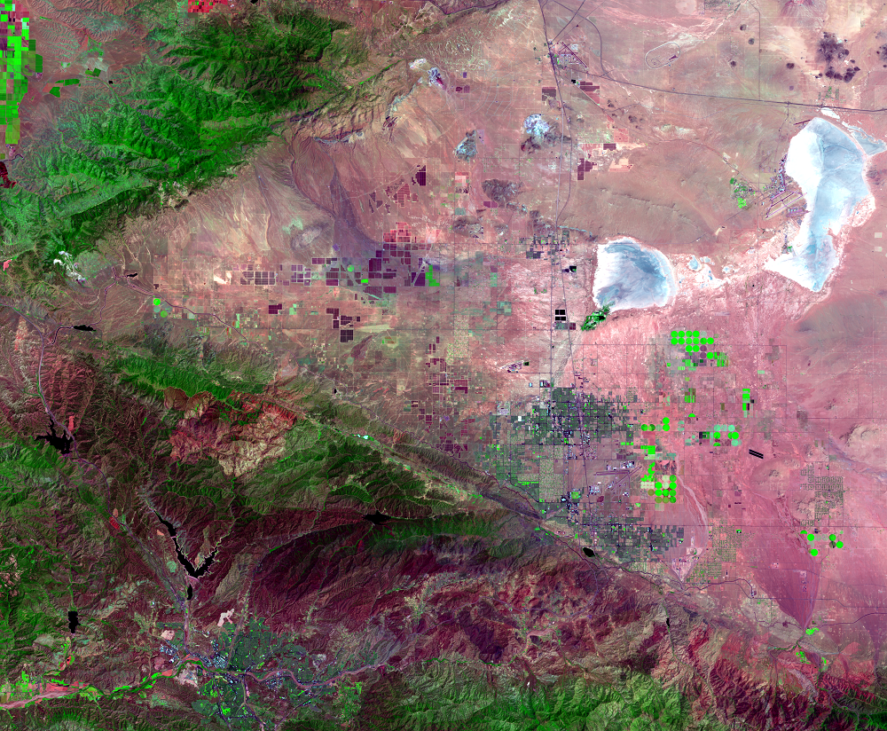 June 15, 2022, Landsat 9 (path/row 41/36) — Antelope Valley, California, USA