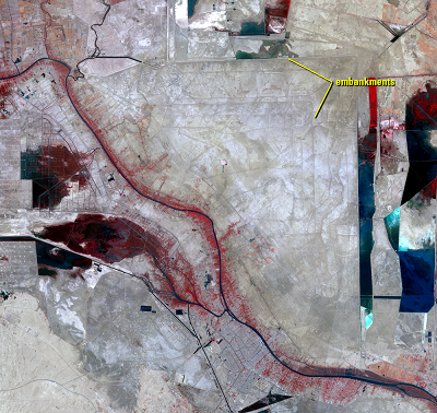 May 10, 11, 2022, Landsat 8, 9 (path/row 165,166/38,39) — Mesopotamian Marshes, Iraq