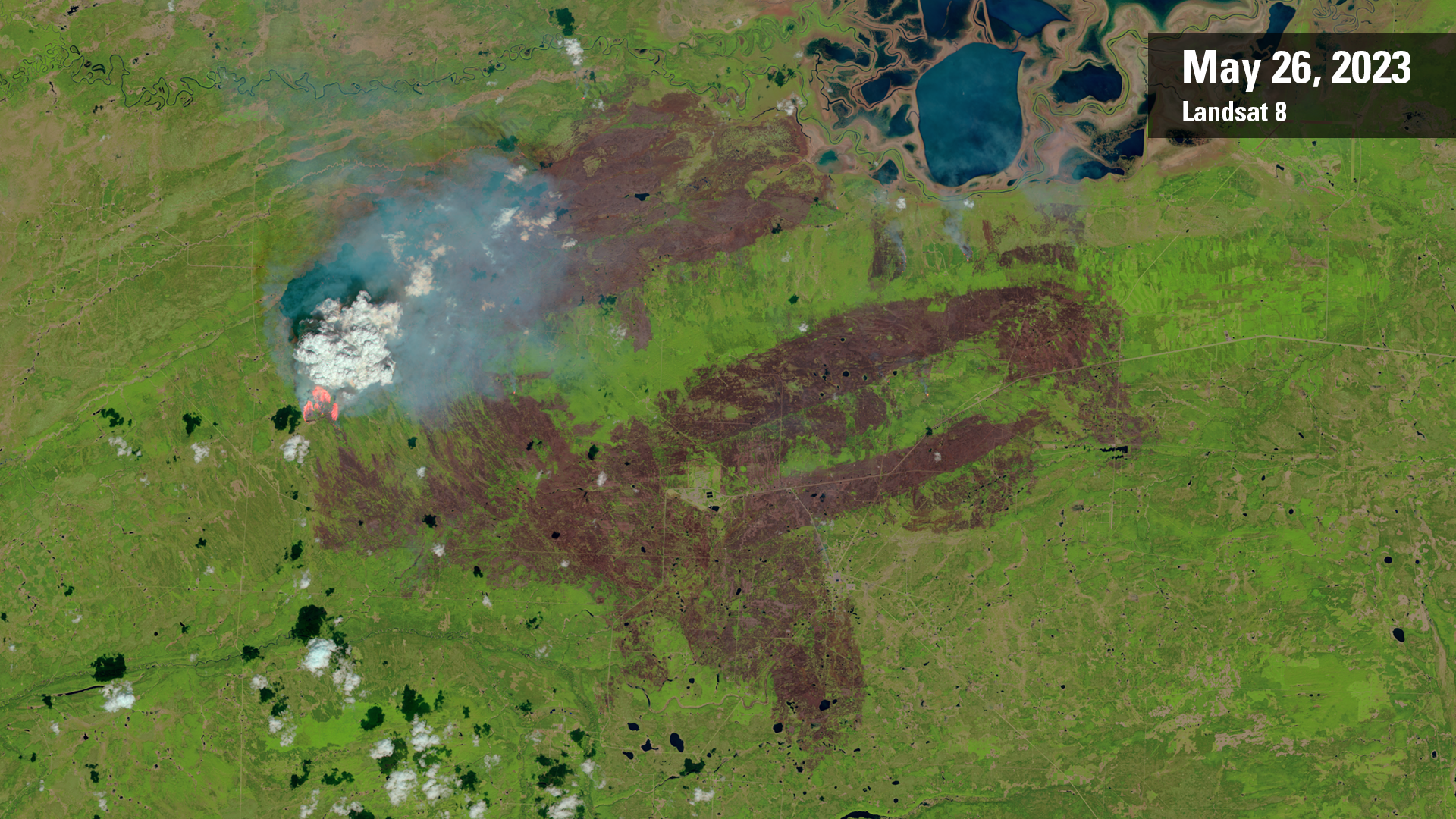 Fires in Canada, May 2023 after
