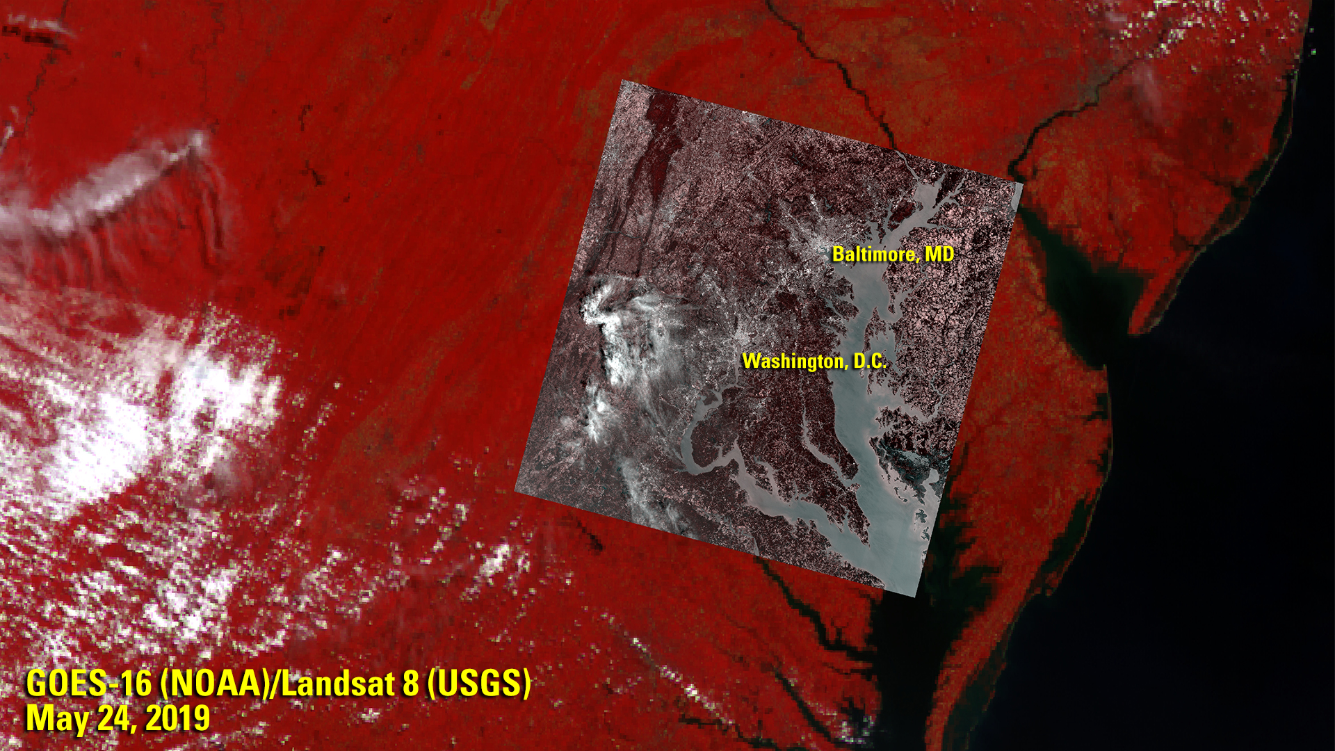 GOES-16/Landsat 8 - May 24, 2019