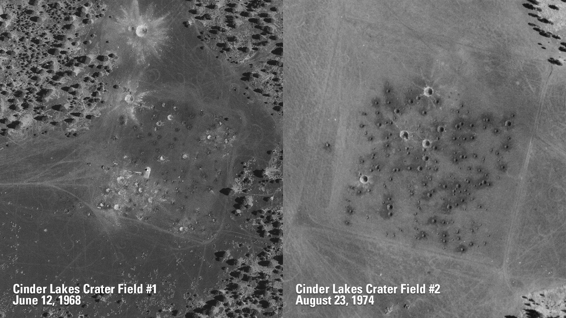 Cinder Lake crater fields - 1974