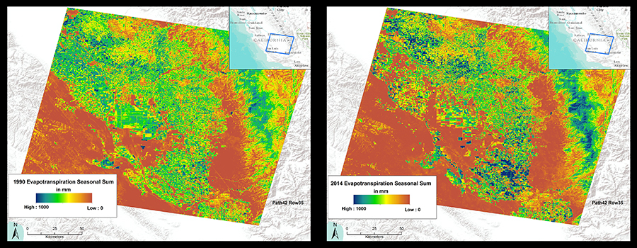 Landsat Reveals Water Use Dynamics in the San Joaquin Valley