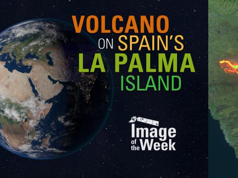 Volcano on Spain's La Palma Island