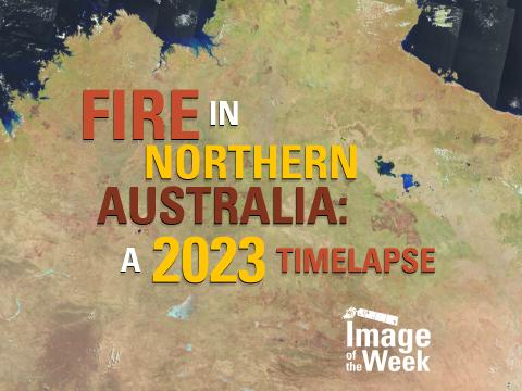 Fire in Northern Australia: A 2023 Timelapse
